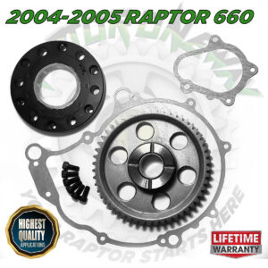 2004-2005 Yamaha Raptor 660 One-Way Starter Clutch kit with 52 tooth gear, gaskets and bolts